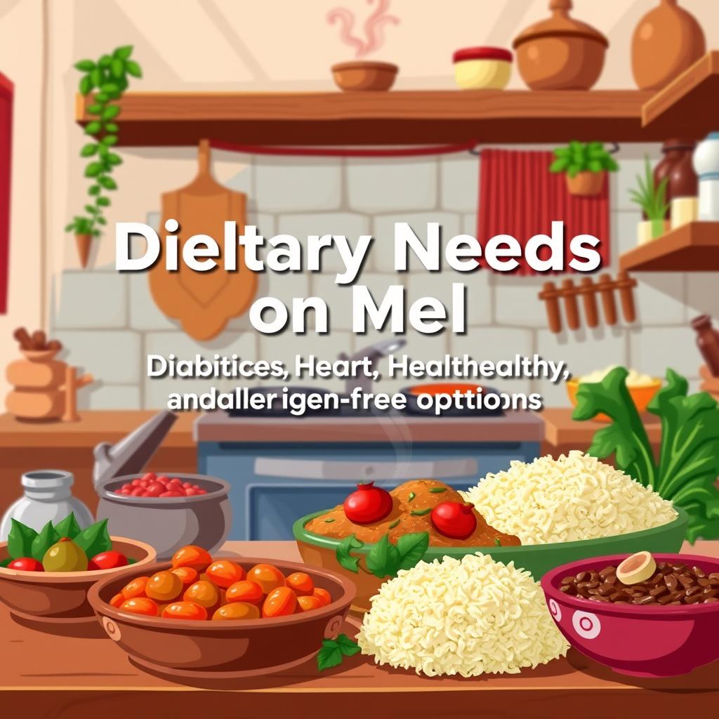 Dietary Needs on Meal: Diabetic, Heart-Healthy, and Allergen-Free Options