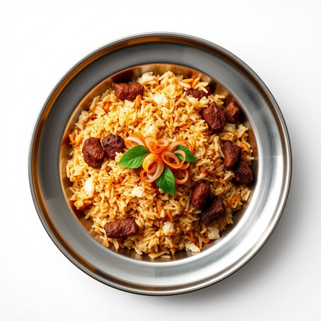 Clay-Pot Tehari (slow-cooked beef rice)