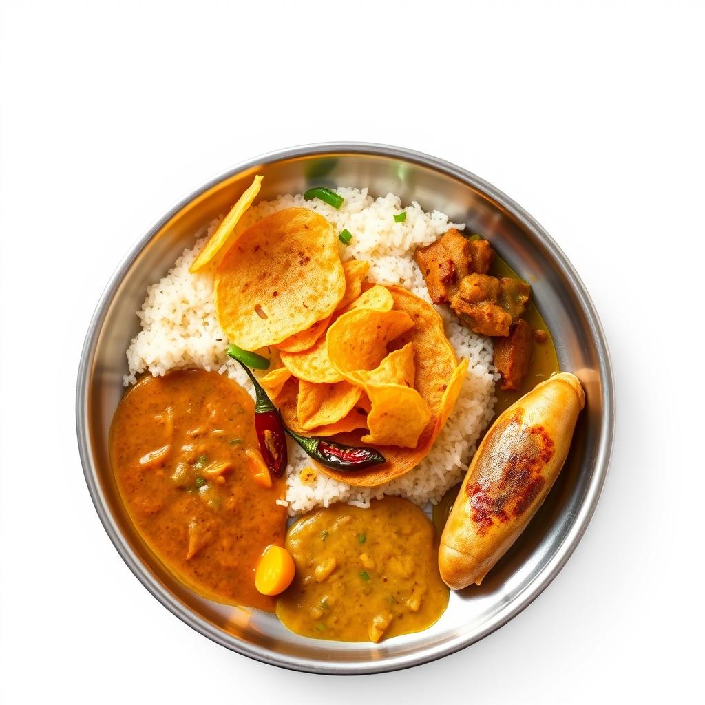 Dal-Bhat Set (3 dals, bhaji & fish curry)