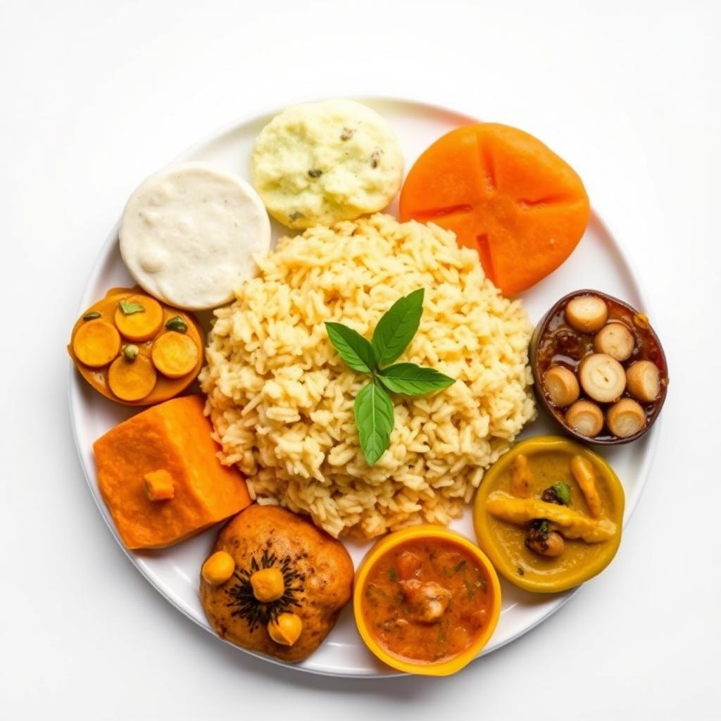 Seven-Variety Shutki Bhorta Platter