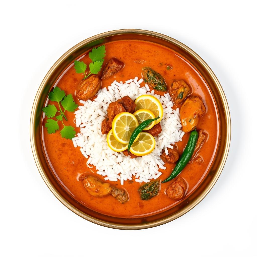 Satkora Mangsho (wild orange meat curry)