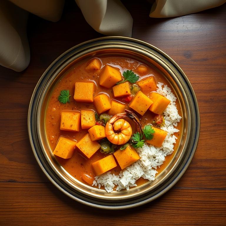 Mishti Kumra Chochchori (Sweet Pumpkin Stew) by Amina's Kitchen