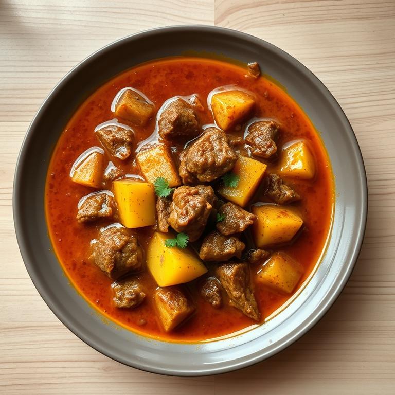 Gorur Mangshor Jhol (Beef Curry) by Bhabi Fatima's Desh