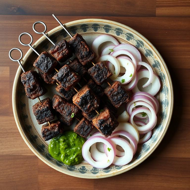 Shik Kebab (Grilled Skewers) by Bhabi Monowara's Uttor Bongo