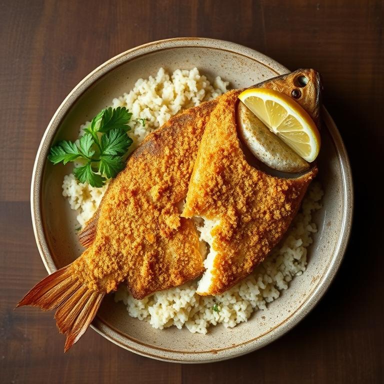 Bhetki Fish Fry (Barramundi) by Bhabi Monowara's Uttor Bongo