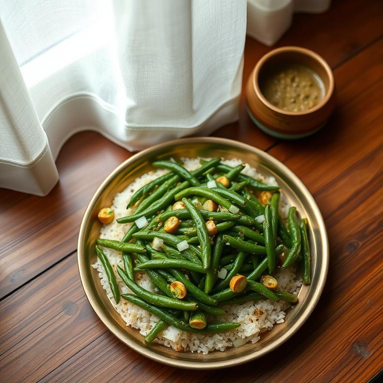 Borboti Bhaji (Long Bean) by Bilkis's Barisal Kitchen