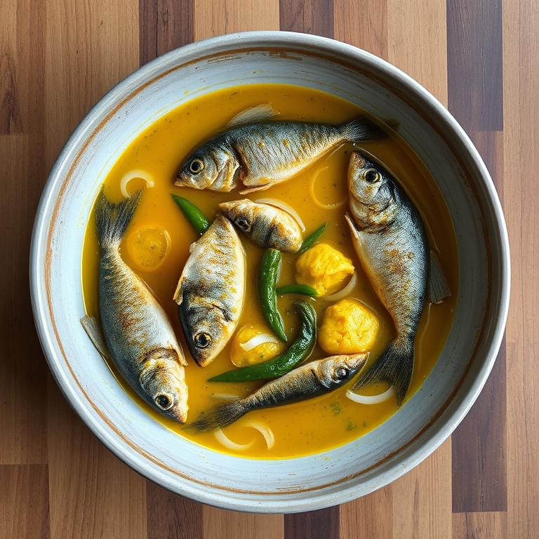 Rui Mach Bhaji (Rohu Curry) by Jahanara's Sylheti Kitchen
