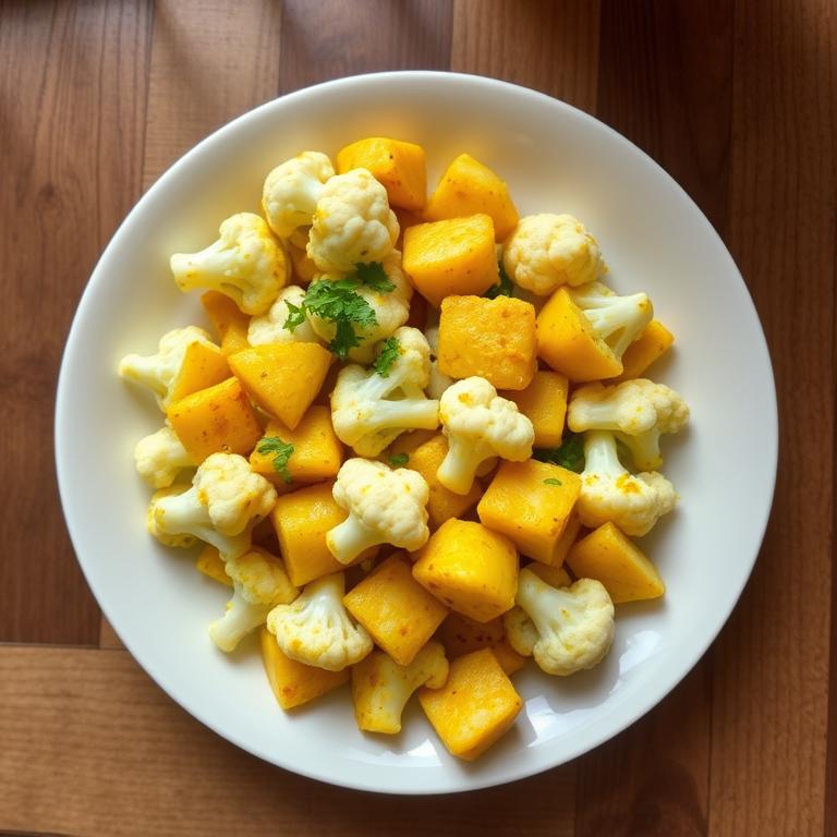 Phulkopi Bhaji (Cauliflower) by Kamrunnahar's Rangpur Bhog