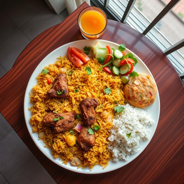 Wedding Kacchi Biryani Platter by Kamrunnahar's Rangpur Bhog