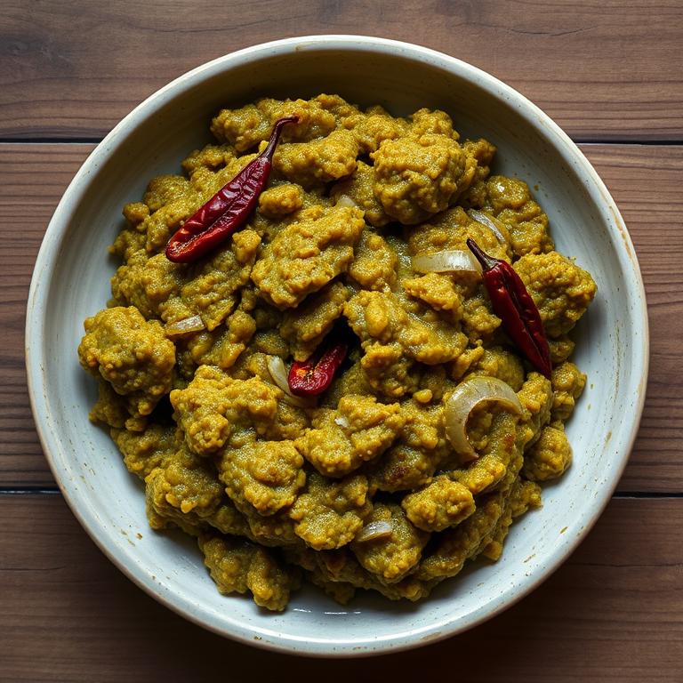 Data Bharta (Amaranth Stem Mash)