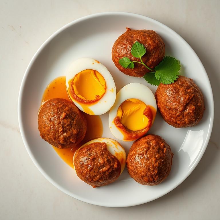 Dim Bhuna (Spiced Egg) by Rumi's Ranna Ghor