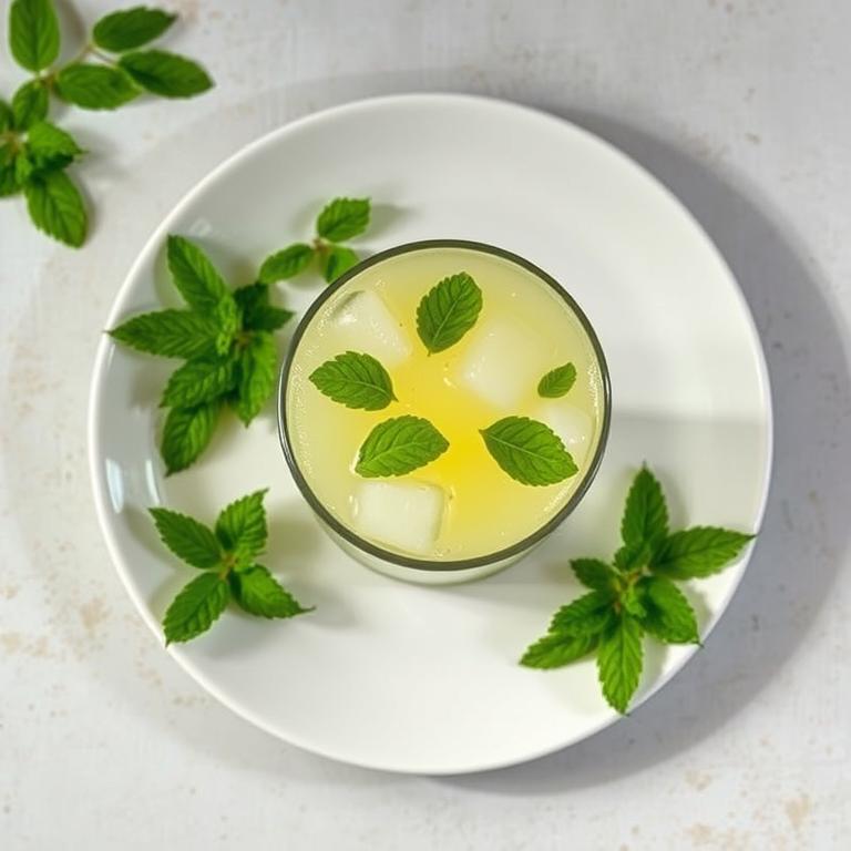 Lebu Pani (Lemon Mint Sherbet) by Rumi's Ranna Ghor