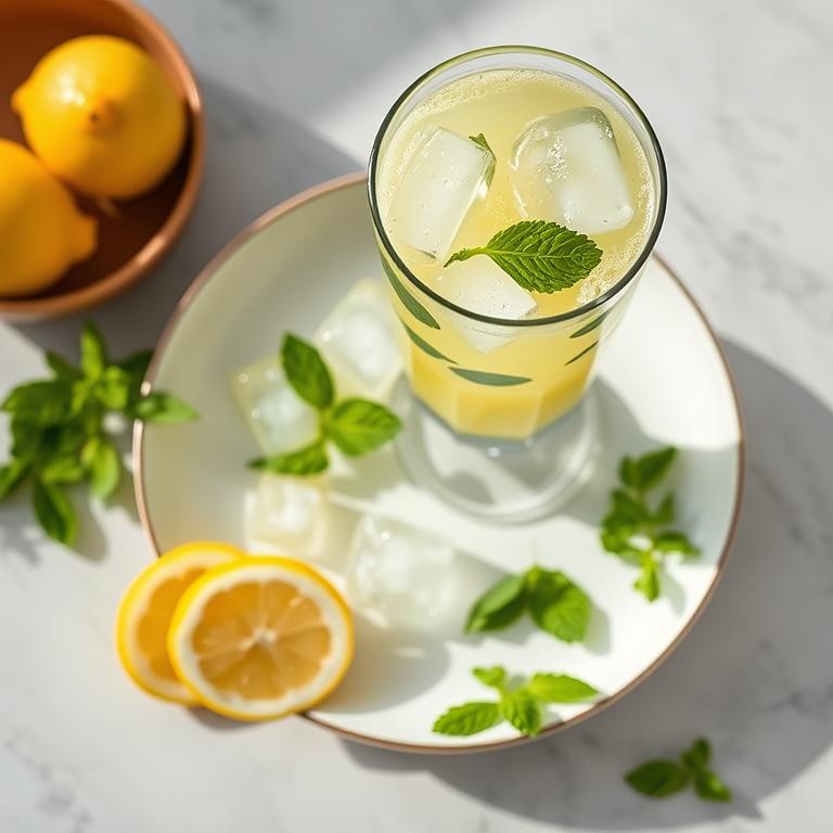 Lebu Pani (Lemon Mint Sherbet) by Salma's Ranna Bari