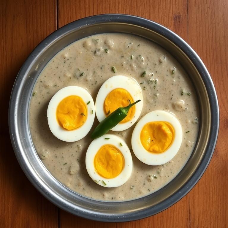 Dim Posto (Egg in Poppy Paste)