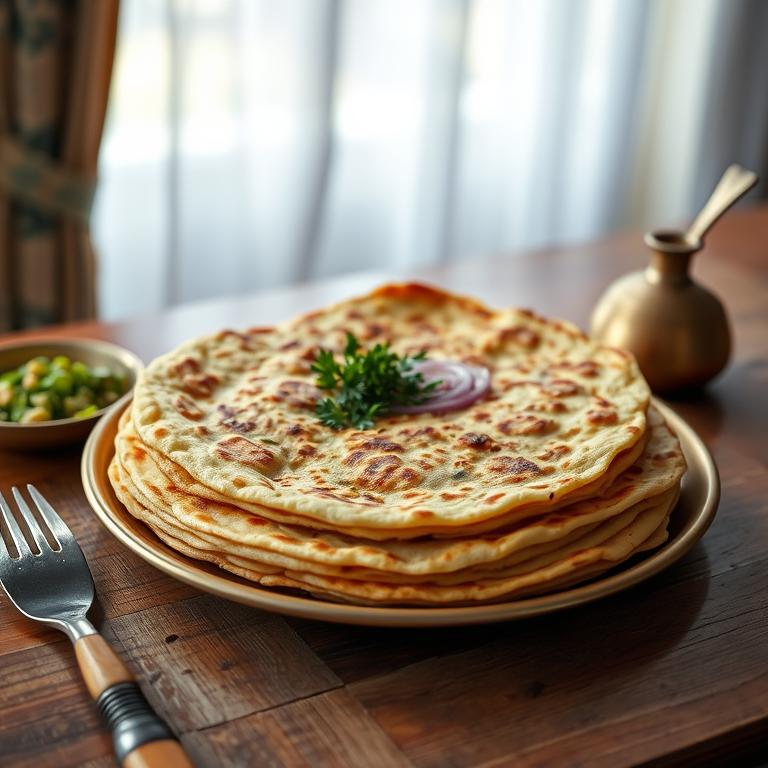 Deep Paratha (Fried Layered Paratha)