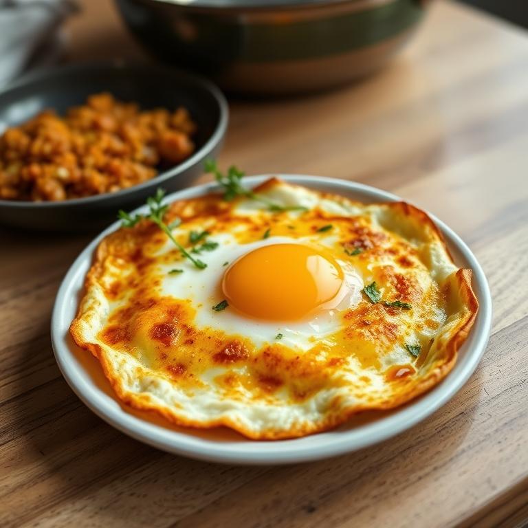 Dim Bhaja (Fried Egg)