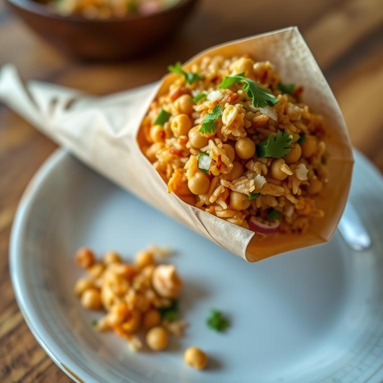 Jhal Muri (Spicy Puffed Rice Mix)