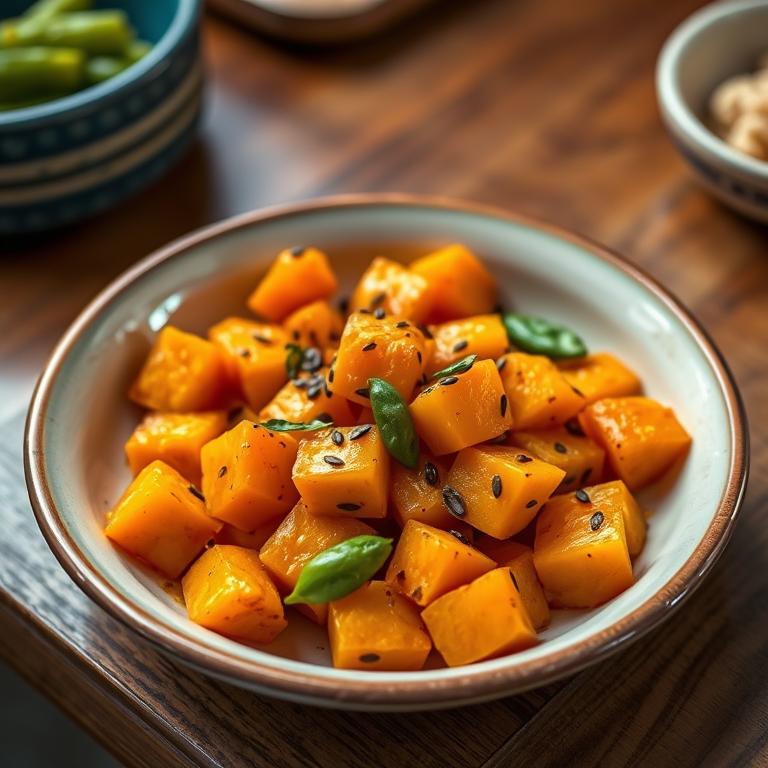 Mishti Kumra Bhaji (Sweet Pumpkin) by Bhabi Khaleda's Bawarchi