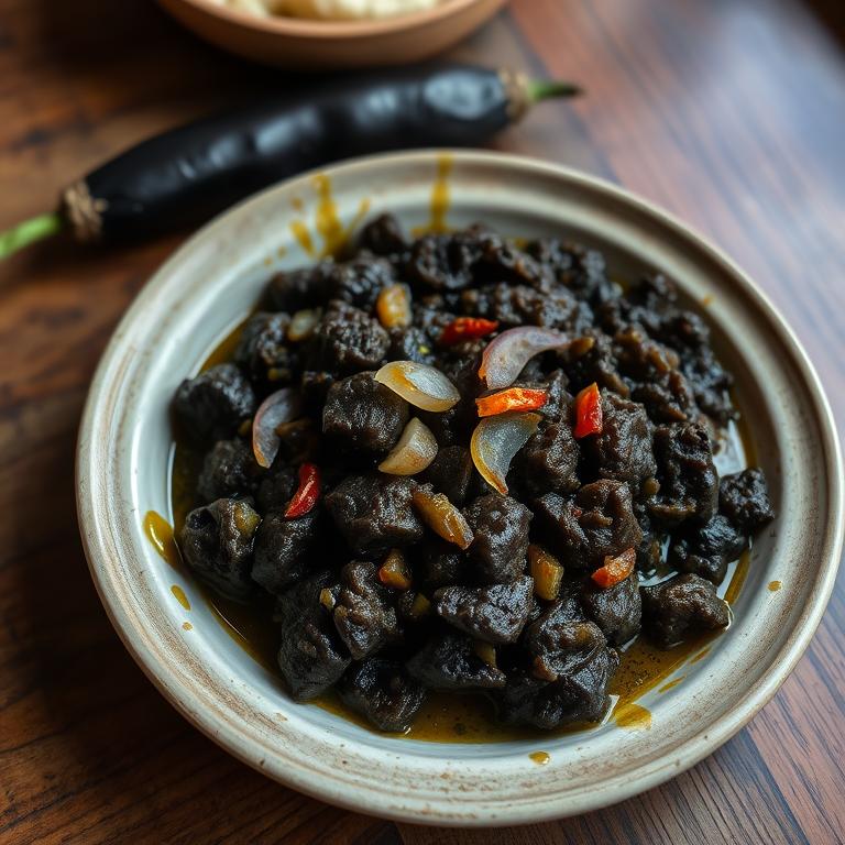 Begun Pora Bharta (Flame-Roasted Eggplant) by Bhabi Monowara's Uttor Bongo