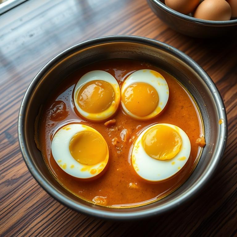 Dim Bhaji (Egg Curry) by Bhabi Monowara's Uttor Bongo