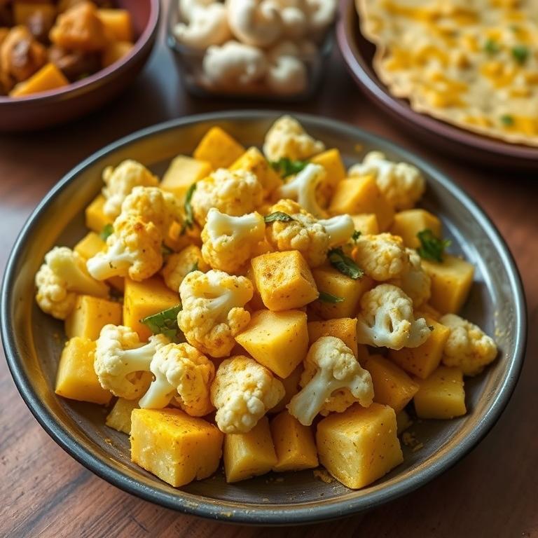 Phulkopi Bhaji (Cauliflower) by Bhabi Monowara's Uttor Bongo