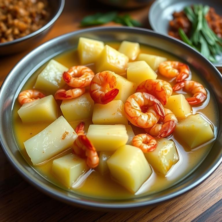 Lau Chingri (Gourd with Shrimp)
