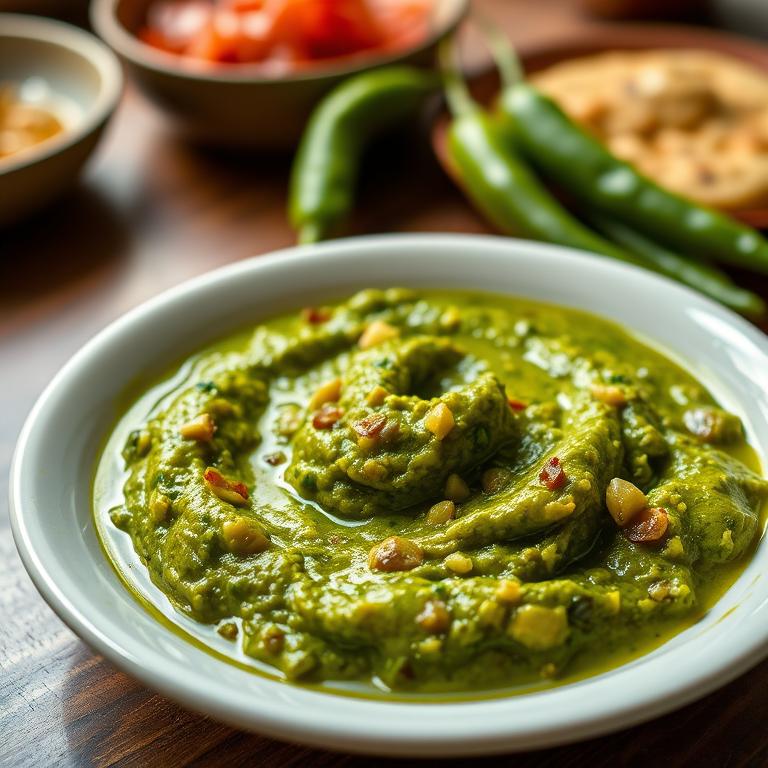 Morich Bharta (Green Chili Mash) by Bhabi Rehana's Rasoi