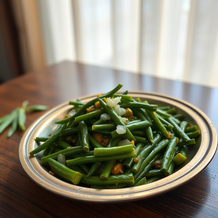 Borboti Bhaji (Long Bean) by Bilkis's Barisal Kitchen