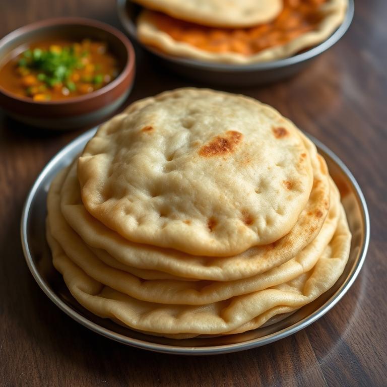 Luchi (Puffed Fried Bread) by Hasina's Comilla Roshoi