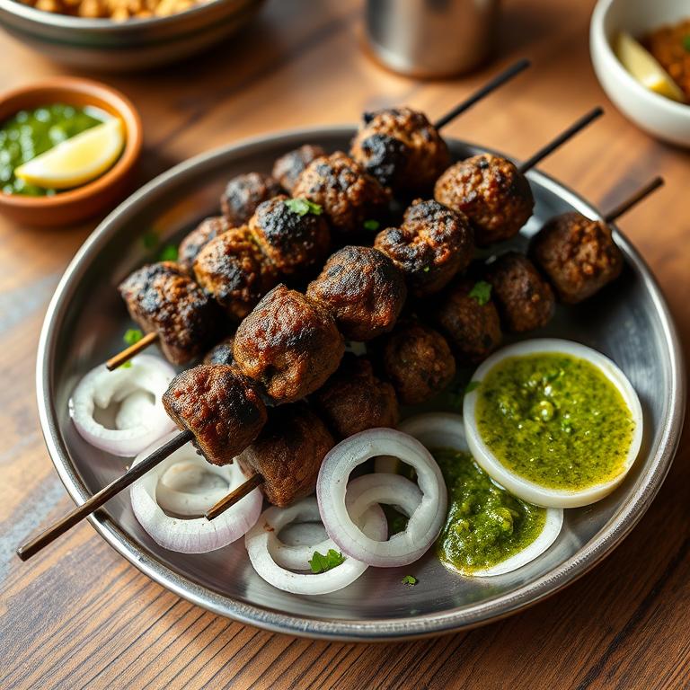 Shik Kebab (Grilled Skewers) by Jahanara's Sylheti Kitchen