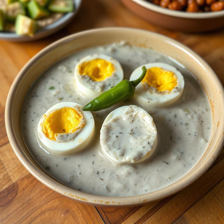 Dim Posto (Egg in Poppy Paste)