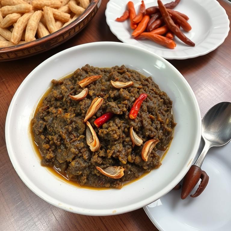 Shutki Bharta (Dried Fish Mash) by Jahanara's Sylheti Kitchen