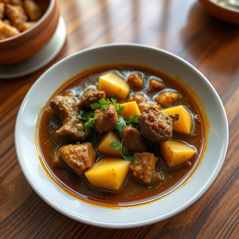 Mutton Curry (Khasir Mangsho) by Kamrunnahar's Rangpur Bhog