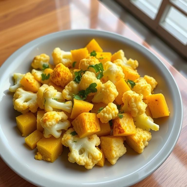 Phulkopi Bhaji (Cauliflower) by Kamrunnahar's Rangpur Bhog