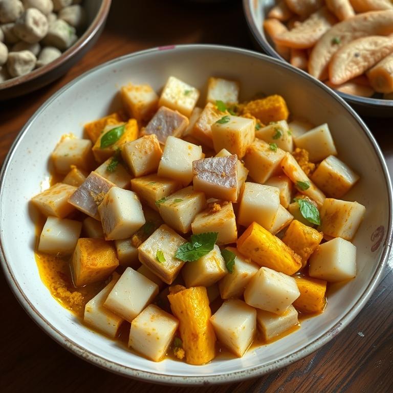 Kochu Bhaji (Taro Stir-fry) by Maya's Khabar Ghor