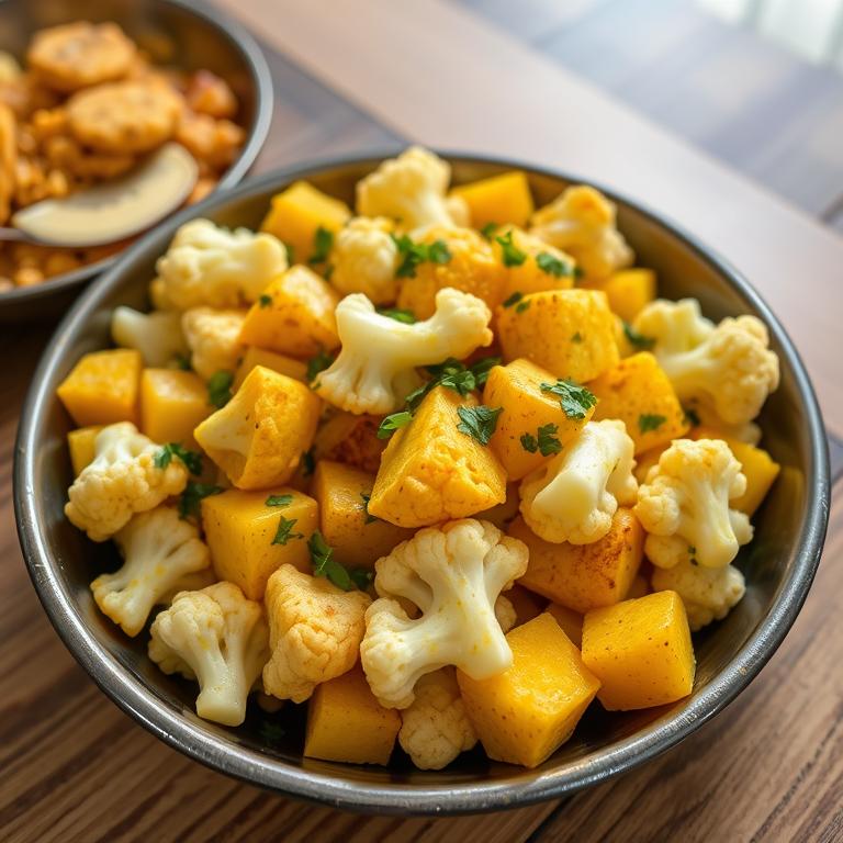 Phulkopi Bhaji (Cauliflower) by Maya's Khabar Ghor