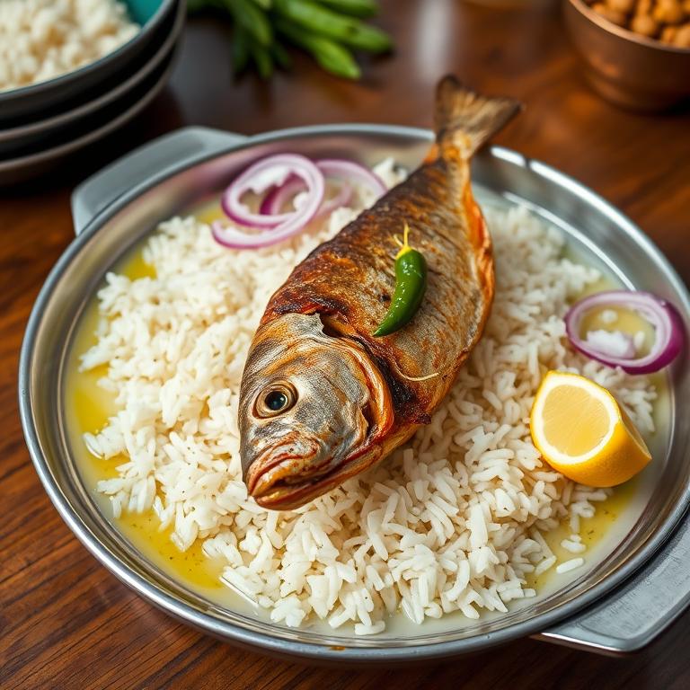 Panta Ilish (Fermented Rice with Hilsa)