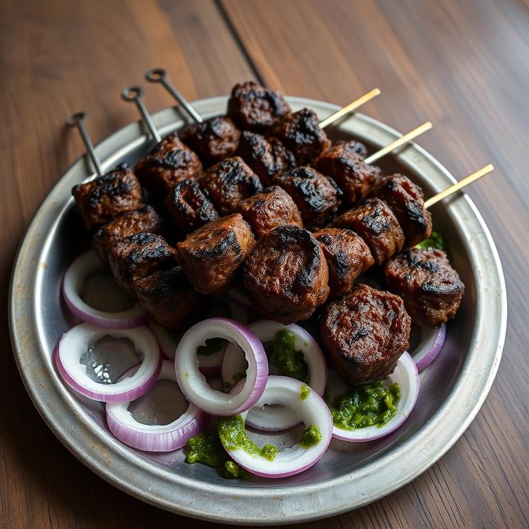 Shik Kebab (Grilled Skewers) by Morjina's Noakhali Ghor