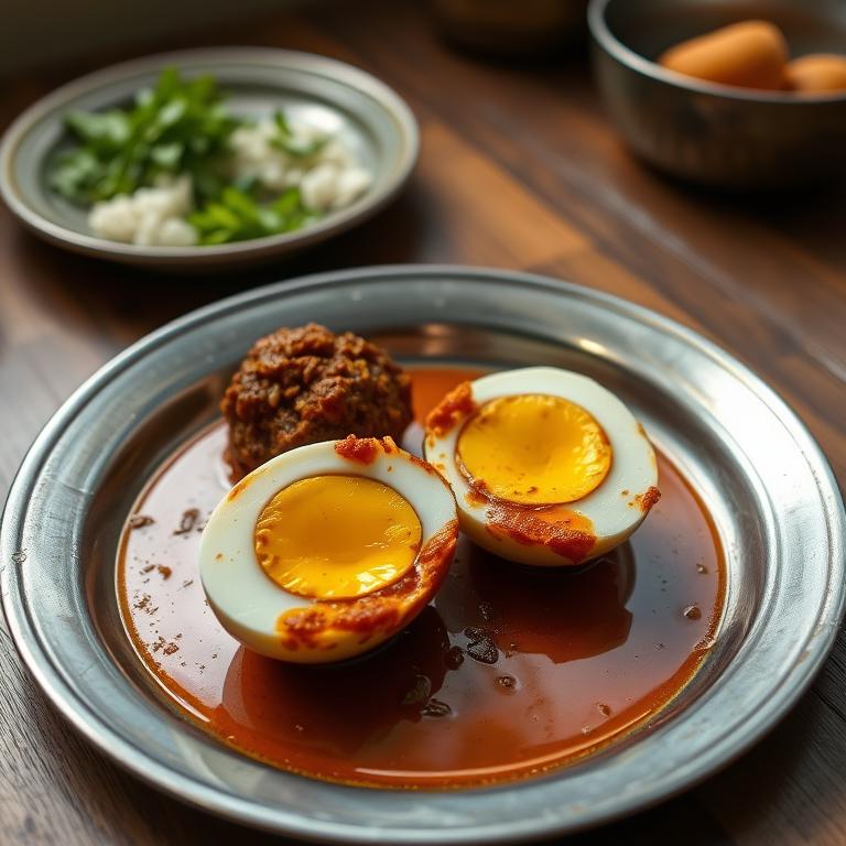 Dim Bhuna (Spiced Egg)