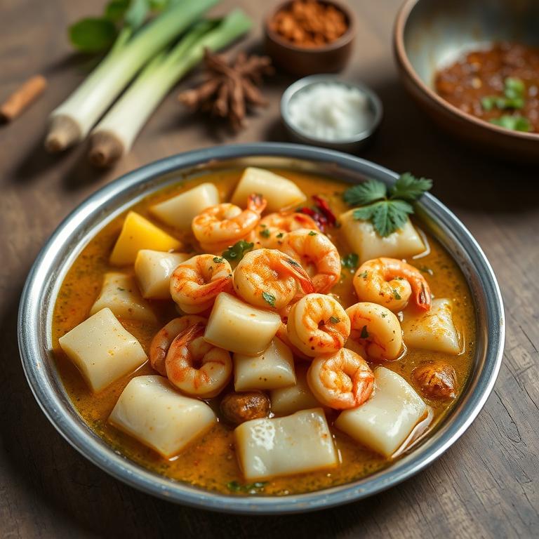 Lau Chingri Chochchori (Bottle Gourd with Shrimp Stew) by Nusrat's Home Food