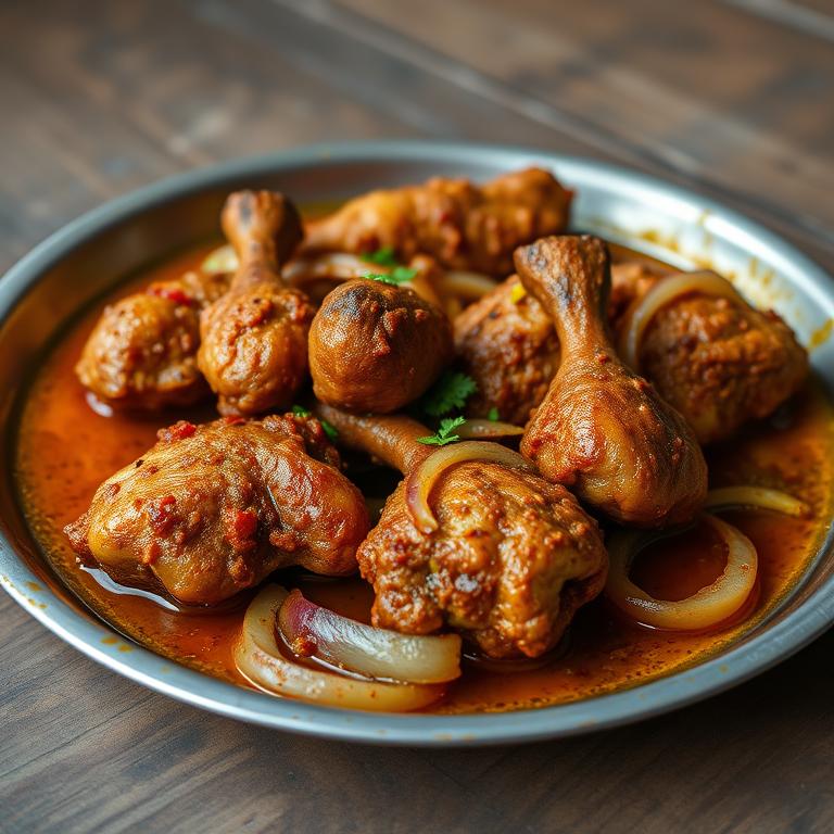 Murgi Bhuna (Chicken Bhuna) by Nusrat's Home Food