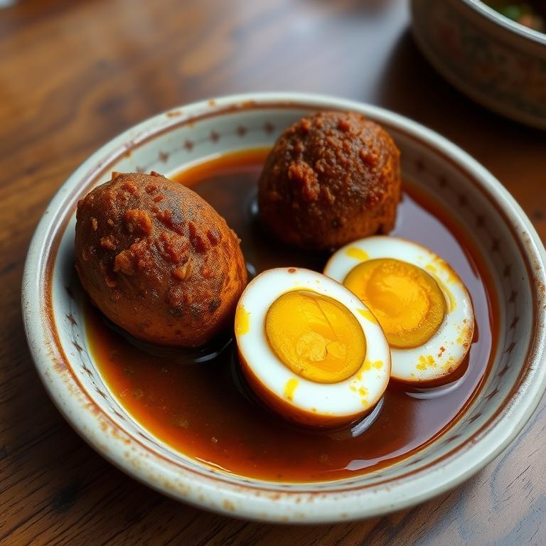 Dim Bhuna (Spiced Egg) by Parul's Samudrik Ranna
