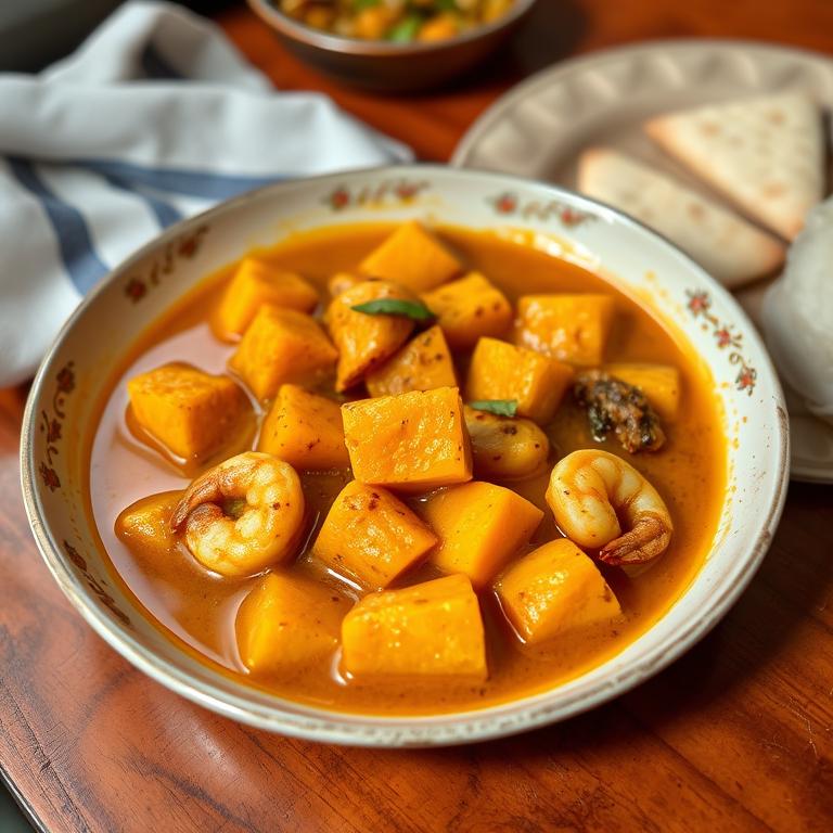 Mishti Kumra Chochchori (Sweet Pumpkin Stew) by Parul's Samudrik Ranna