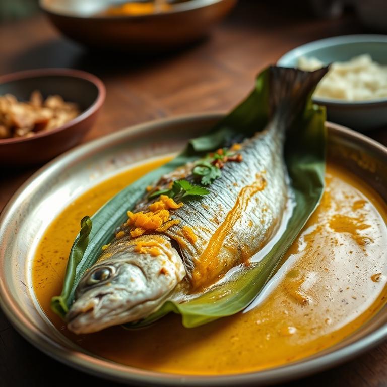 Ilish Bhapa (Steamed Hilsa) by Rokeya's Nawabi Dastarkhwan