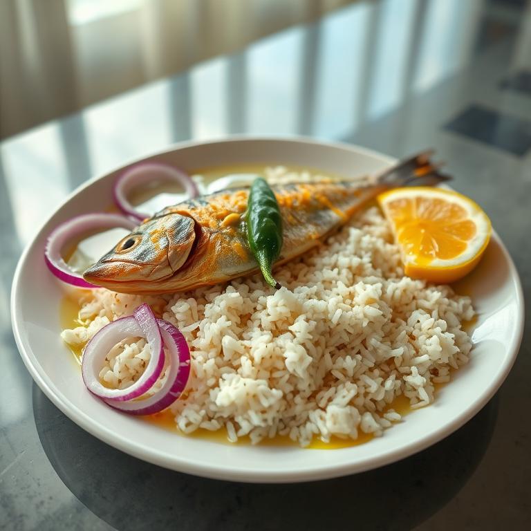 Panta Ilish (Fermented Rice with Hilsa) by Rumi's Ranna Ghor