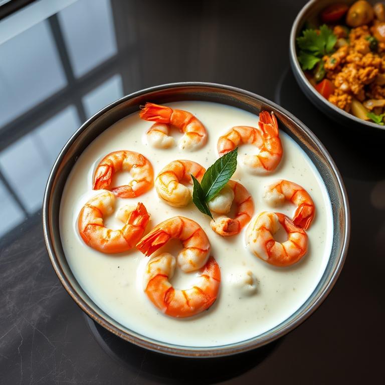 Chingri Malai Curry (Prawn Coconut) by Salma's Ranna Bari