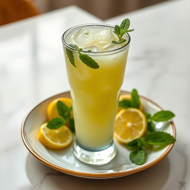 Lebu Pani (Lemon Mint Sherbet) by Salma's Ranna Bari