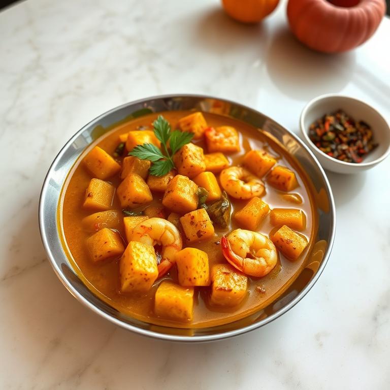 Mishti Kumra Chochchori (Sweet Pumpkin Stew) by Salma's Ranna Bari