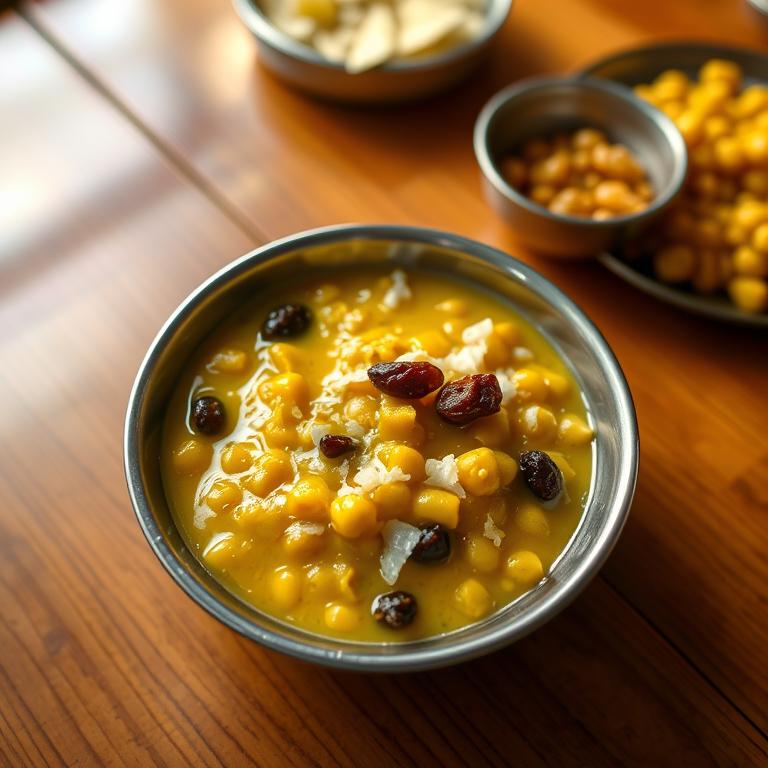 Cholar Dal (Bengal Gram) by Sufia's Mishti Ahar