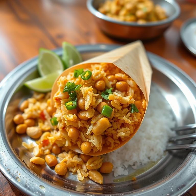 Jhal Muri (Spicy Puffed Rice Mix) by Sufia's Mishti Ahar